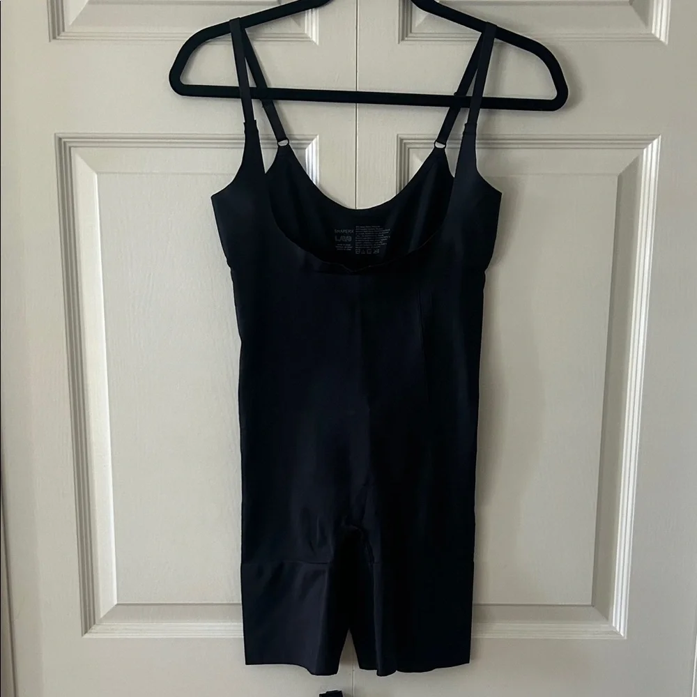ShaperX Black Shapewear Body Suit Sz L